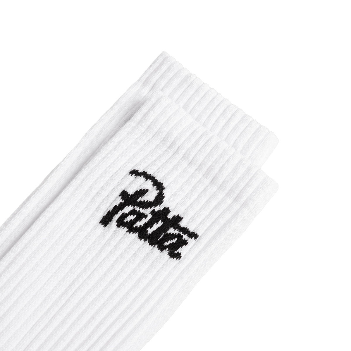 Patta Script Logo Sport Socks 2-Pack (Black)