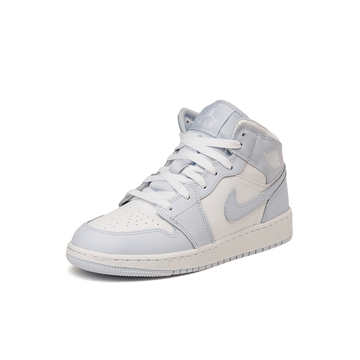 Air jordan 1 mid white on feet on sale