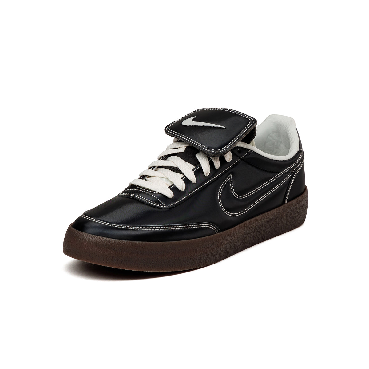 Black nike leather sneakers deals