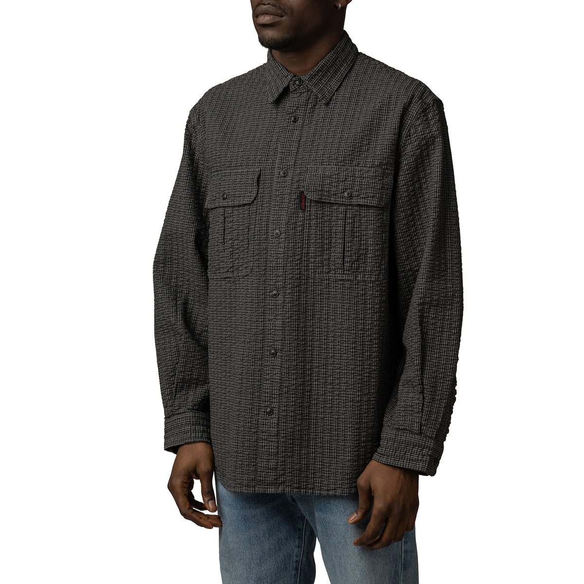 Gramicci O.G. Seersucker Canyon Shirt – buy now at Asphaltgold