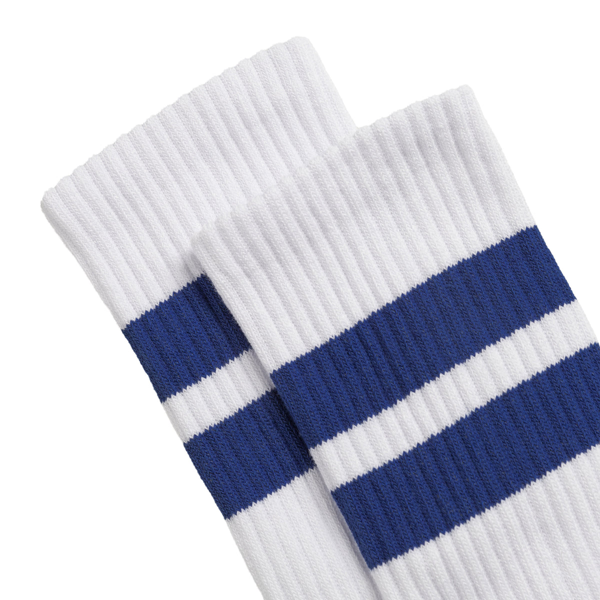 White/Royal Blue Tube Socks