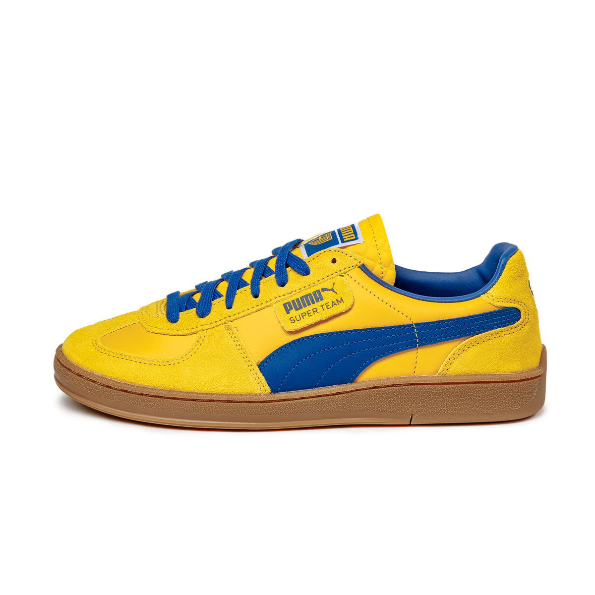 Puma orange and blue shoes online