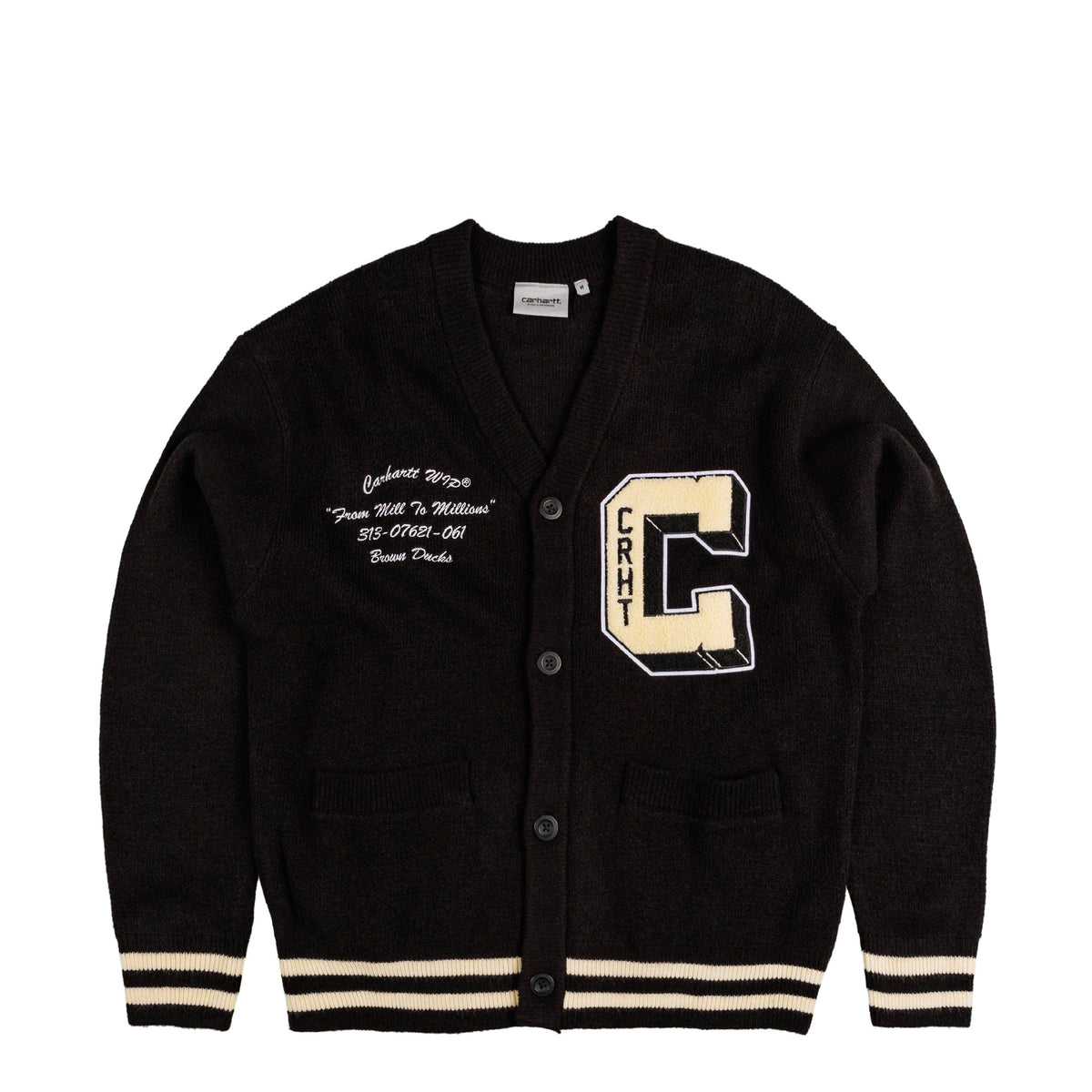 Carhartt WIP Brown Ducks Cardigan Buy online now