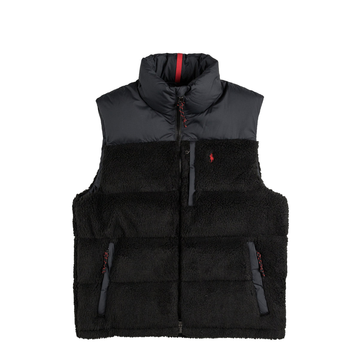 Ralph Lauren The Gorham Hybrid Down Gilet Polo Black