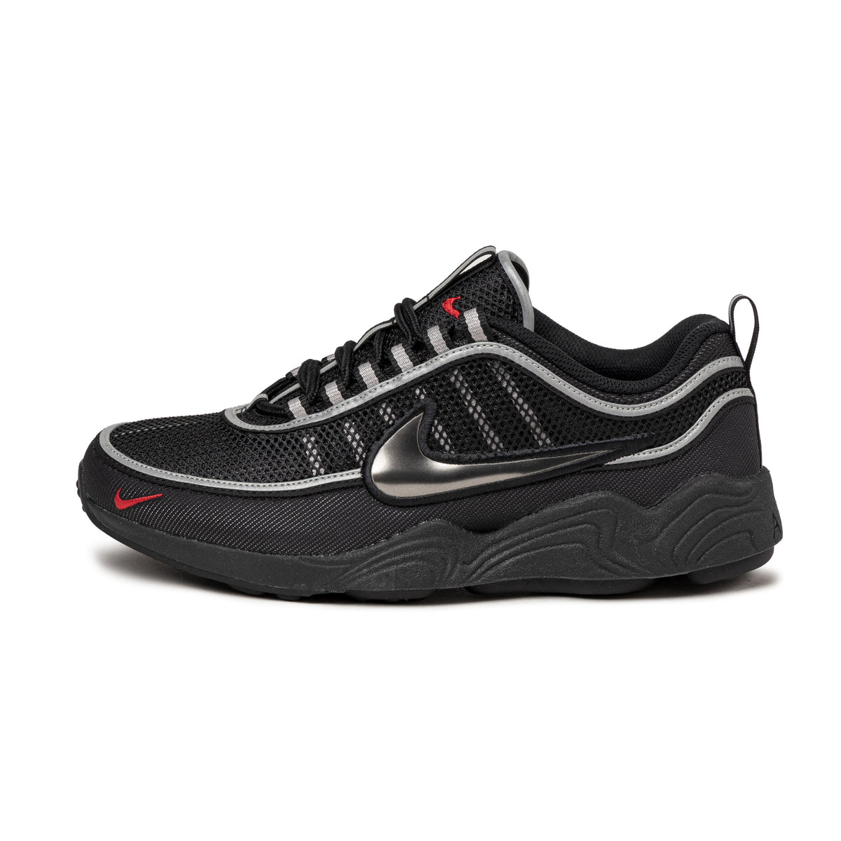 Nike zoom spiridon black sport red best sale