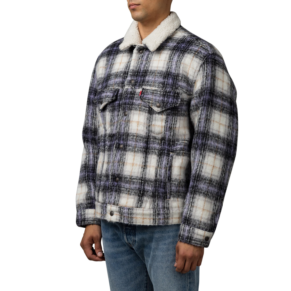 Levi's Sherpa Trucker Jacket Vintage Fit – buy now at Asphaltgold