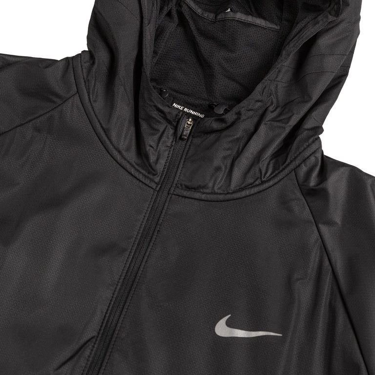 Black nike running jacket online