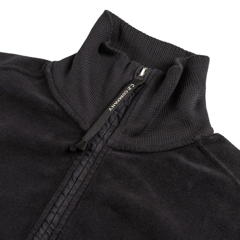 C.P. Company Brushed Emerized Quarter-Zip Sweatshirt