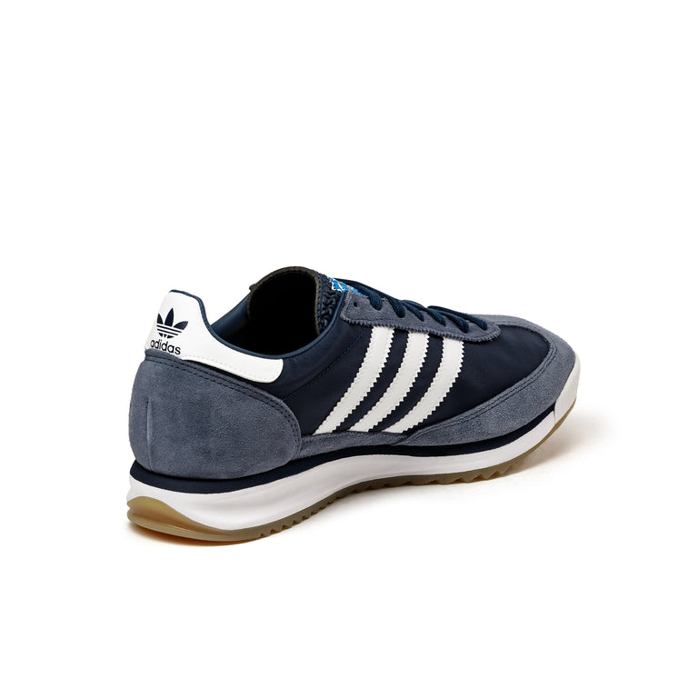 All navy adidas trainers on sale