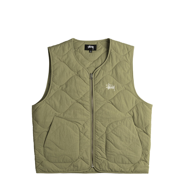 Stussy Recycled Nylon Liner Vest – buy now at Asphaltgold Online 
