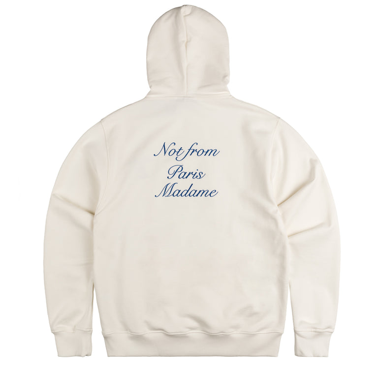 Drole de Monsieur Le Hoodie Slogan Cursive