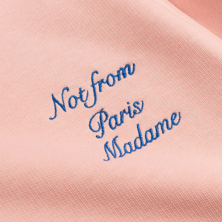 Drole de Monsieur Le Sweatshirt Slogan Cursive