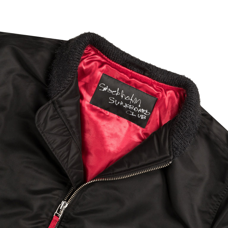 Stockholm Surfboard Club Nylon Bomber Jacket