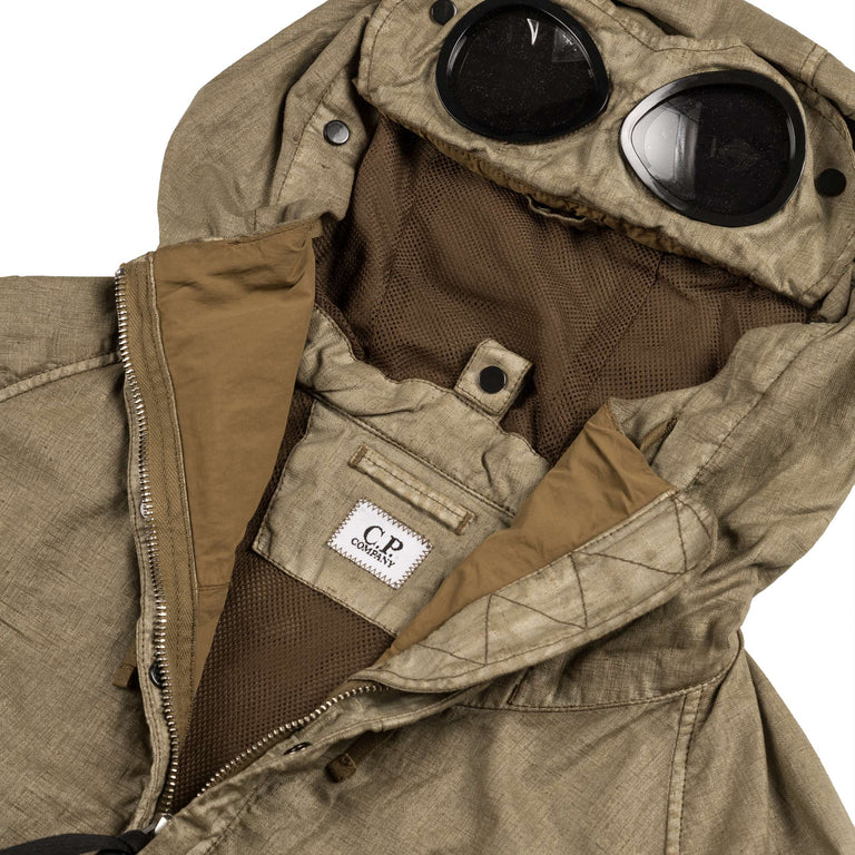 C.P. Company Lino Wax Goggle Jacket 