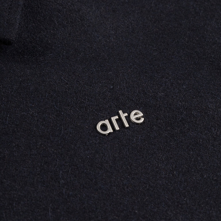 Arte Antwerp Embroidered Flower Varsity Jacket