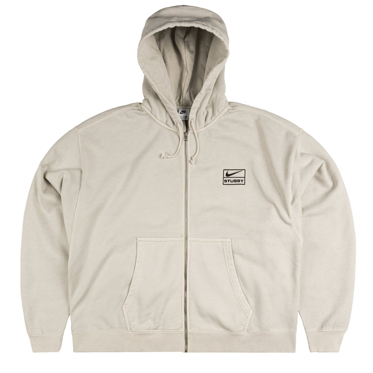 Nike x Stussy Full-Zip Washed Fleece Hoodie