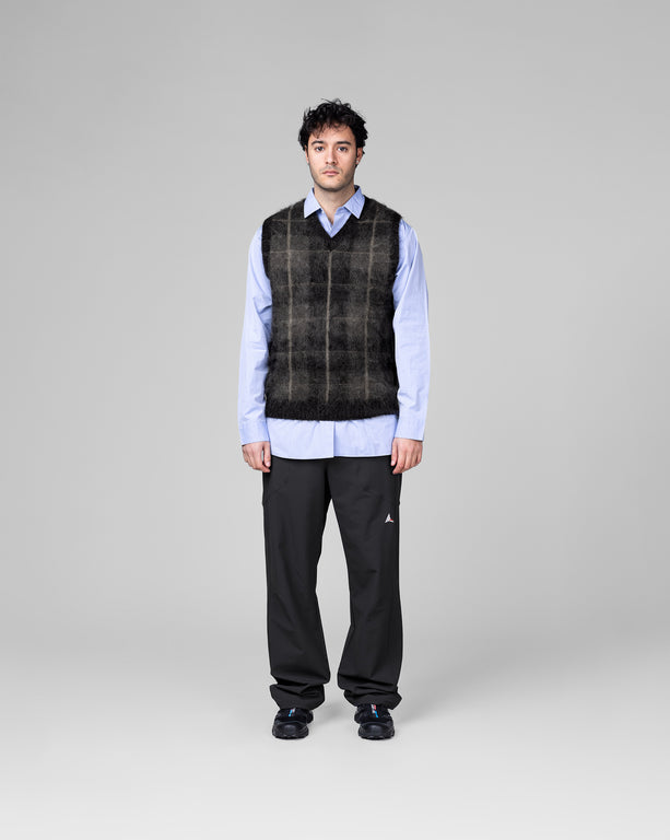 Beams Plus Check Vest Mohair