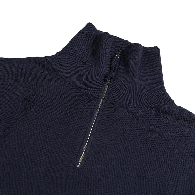 New Amsterdam Surf Association Half Zip Sailor Knit