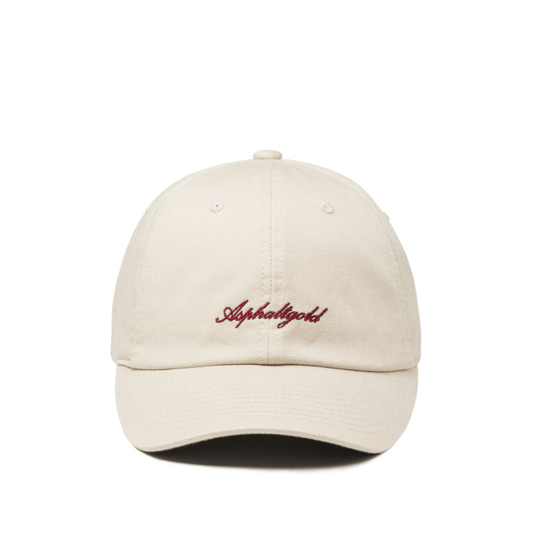 Asphaltgold Script Cotton Twill Cap