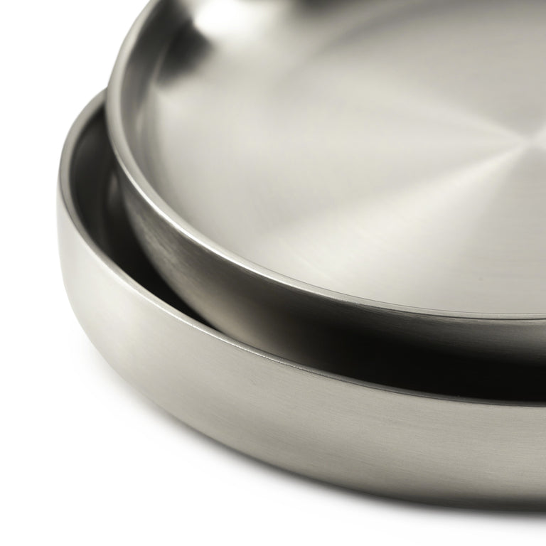Service Projects Stainless Steel Pasta Plate Set