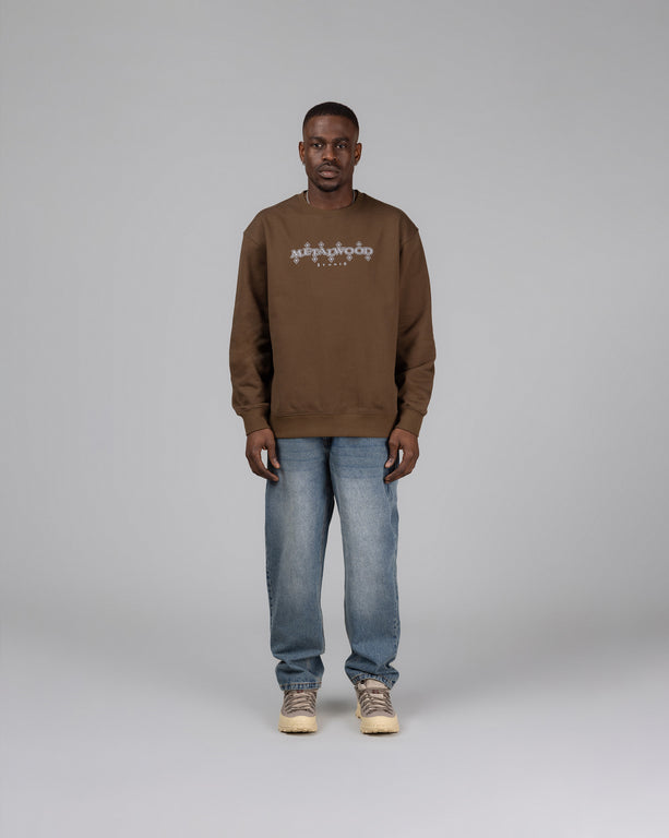 Metalwood Diamonds Crewneck Sweatshirt