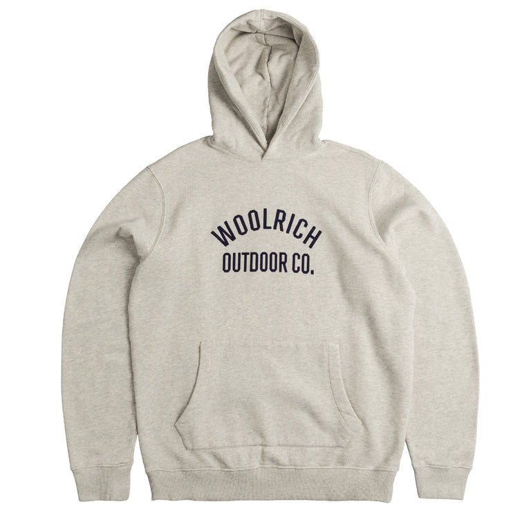 Woolrich Organic Cotton Script Hoodie