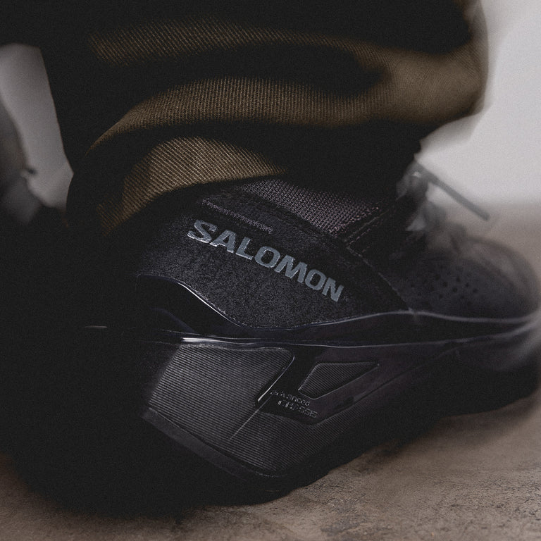 odyssey elm sneakers man black in tissue - SALOMON - d — 2