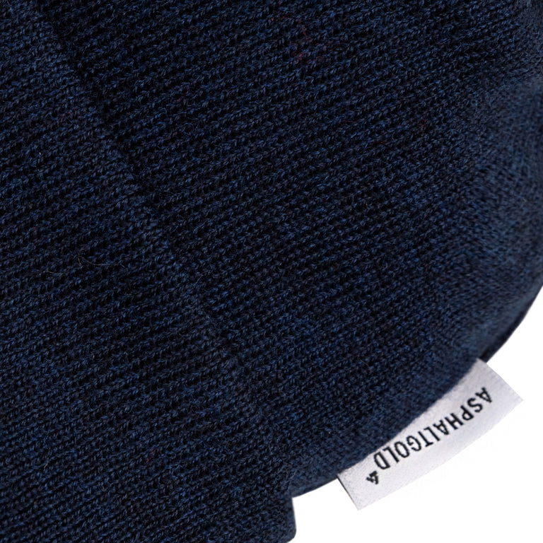 Asphaltgold Short Merino Beanie