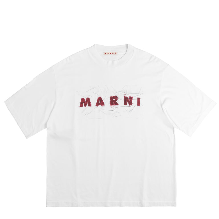 Marni Wrinkled Logo T-Shirt