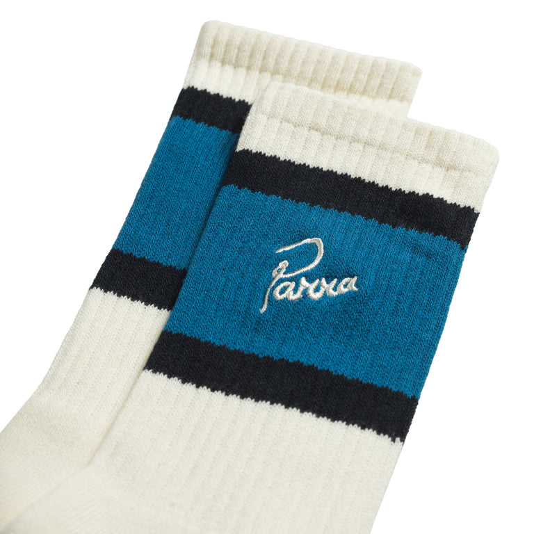 By Parra Script Logo Crew Socks