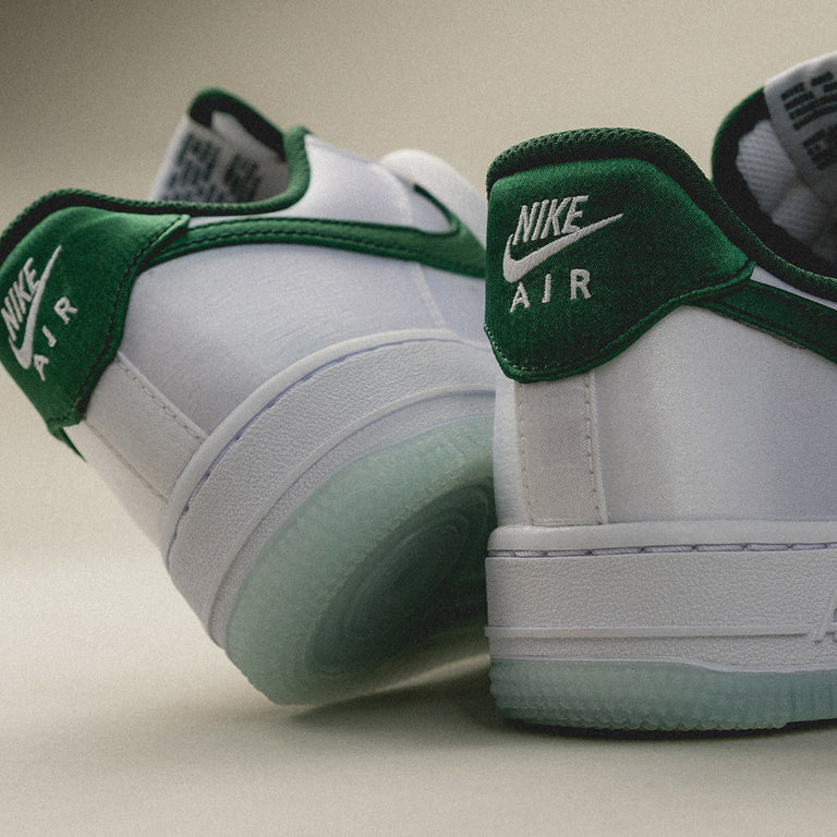 Nike Air Force 1 '07 Trainers White Sport Green Ice, 7