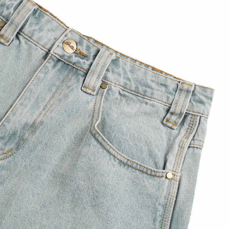 Butter Goods Weathergear Denim Shorts onfeet