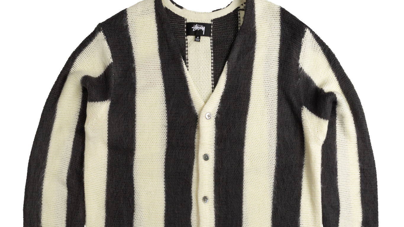 Stussy Stripe Brushed Cardigan » Buy online now!