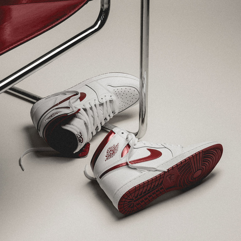 Nike Air Jordan 1 High '85 *Metallic Burgundy* onfeet