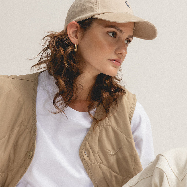 Cotton chino baseball cap online