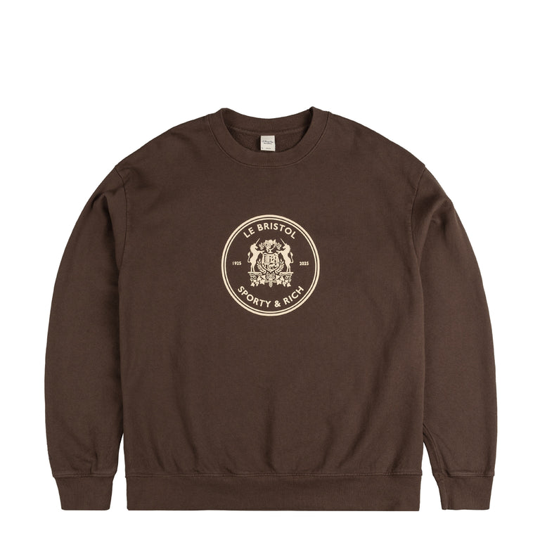 Sporty & Rich Bristol Crest 100th Crewneck