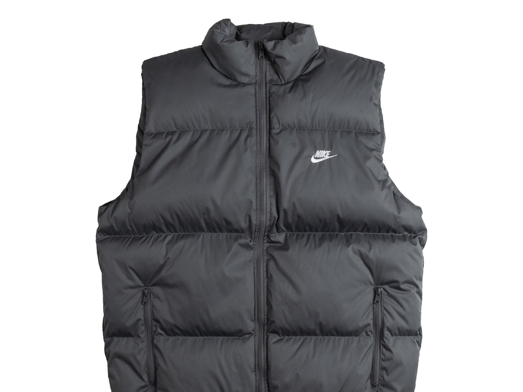 Nike Club Water Repellent Puffer Vest Iron Grey / White
