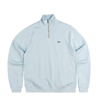 Lacoste Zippered Stand Up Collar Cotton Sweatshirt