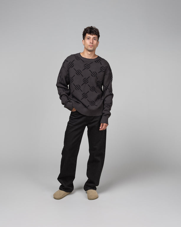 Daily Paper Tevin Monogram Knit Sweater