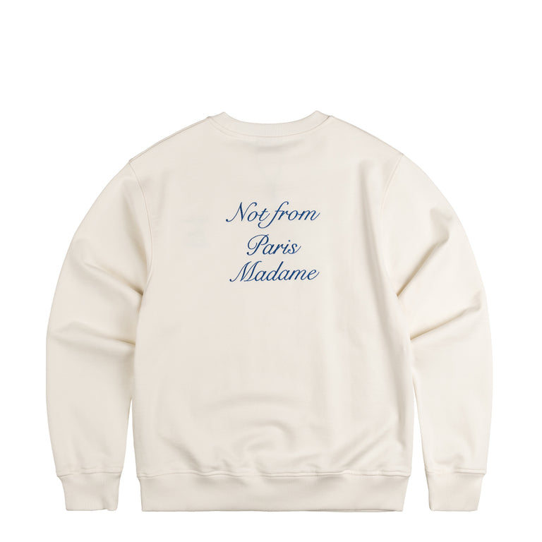 Drole de Monsieur Le Sweatshirt Slogan Cursive