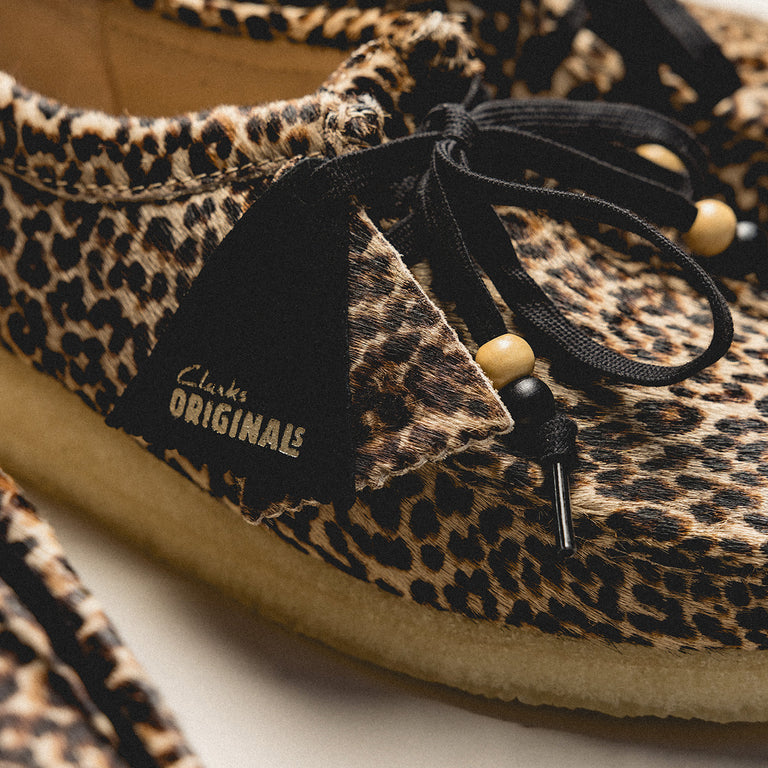 Leopard wallabees best sale