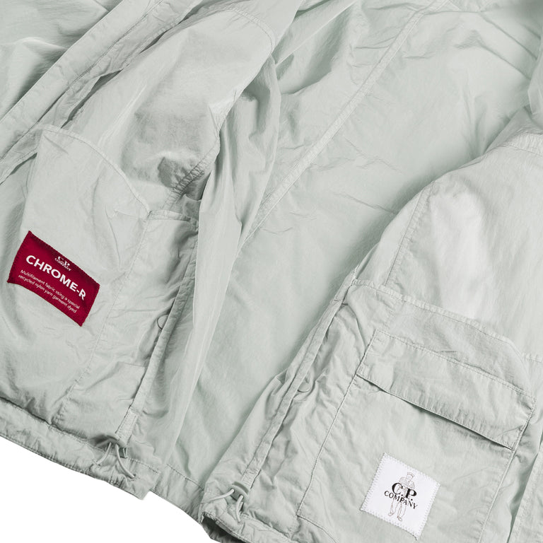 C.P. Company Chrome-R Full Zip Logo Overshirt