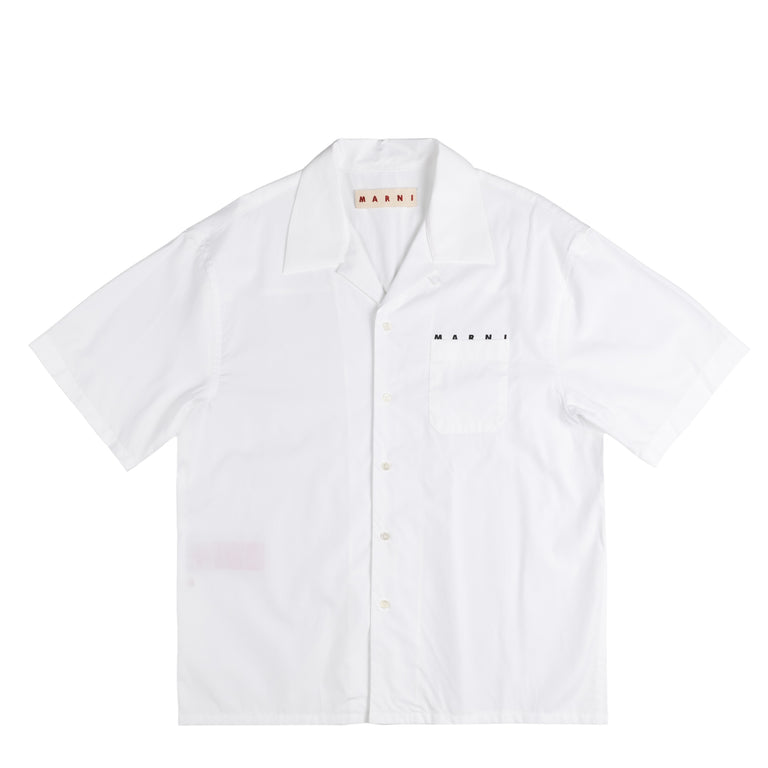 Marni Organic Poplin Bowling Shirt With Hidden Logo