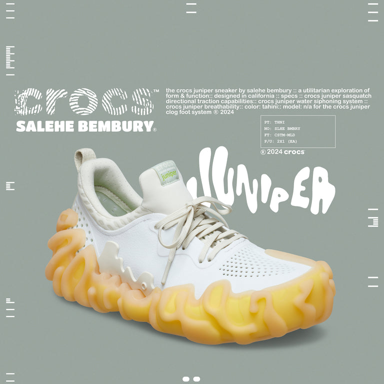 Crocs x Salehe Bemburgy Pollex Juniper onfeet