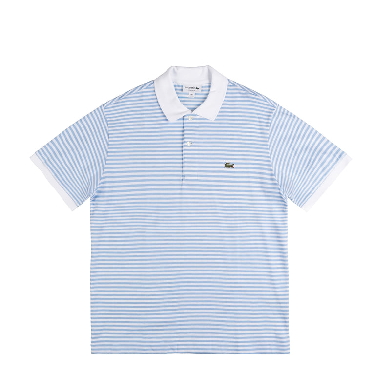 Lacoste Classic Fit Striped Petit Piqué Polo Shirt