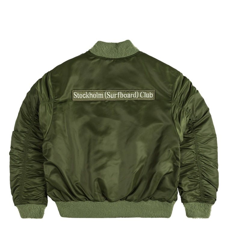 Stockholm Surfboard Club Nylon Bomber Jacket