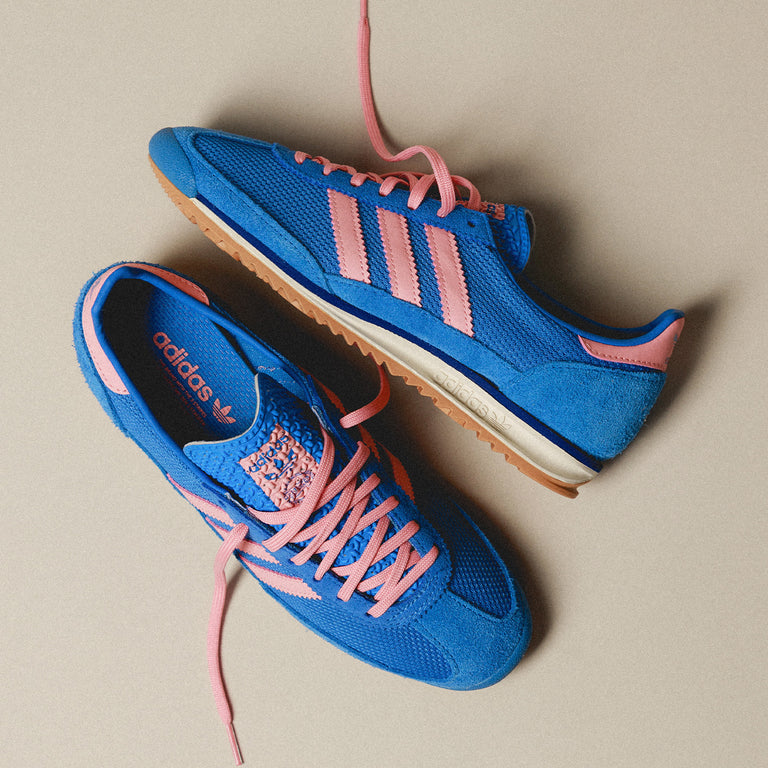 Adidas shoes blue pink hotsell