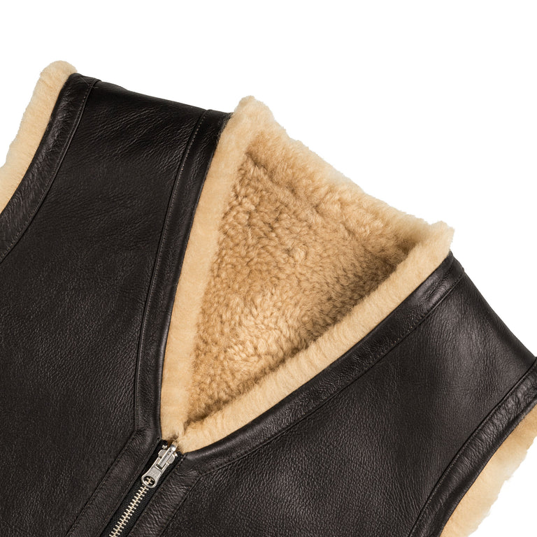 Sunflower Shearling Vest