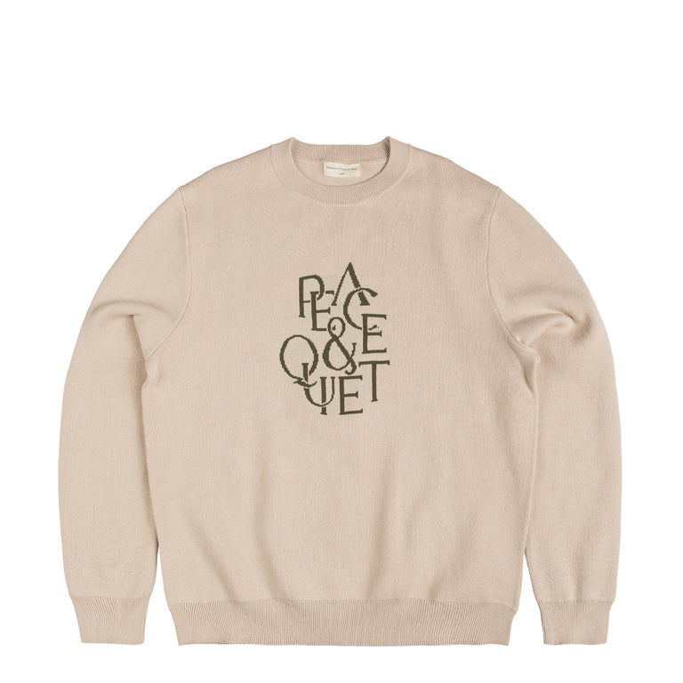 Museum of Peace & Quiet Serif Jacquard Sweater