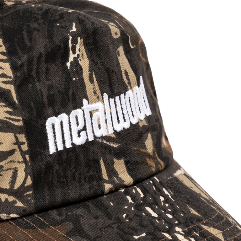 Metalwood Metal Logo 5-Panel Hat onfeet